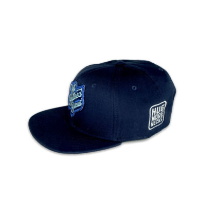 Snapback Hat - Navy with Patch