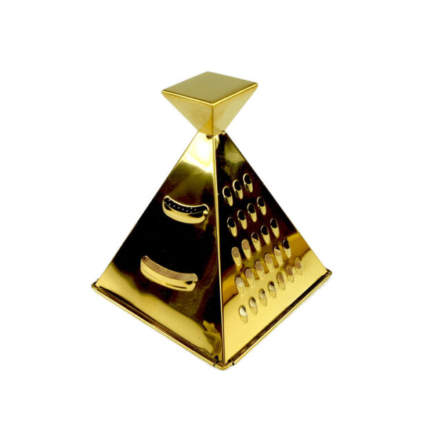 Gold Nacho Grater - Pyramid